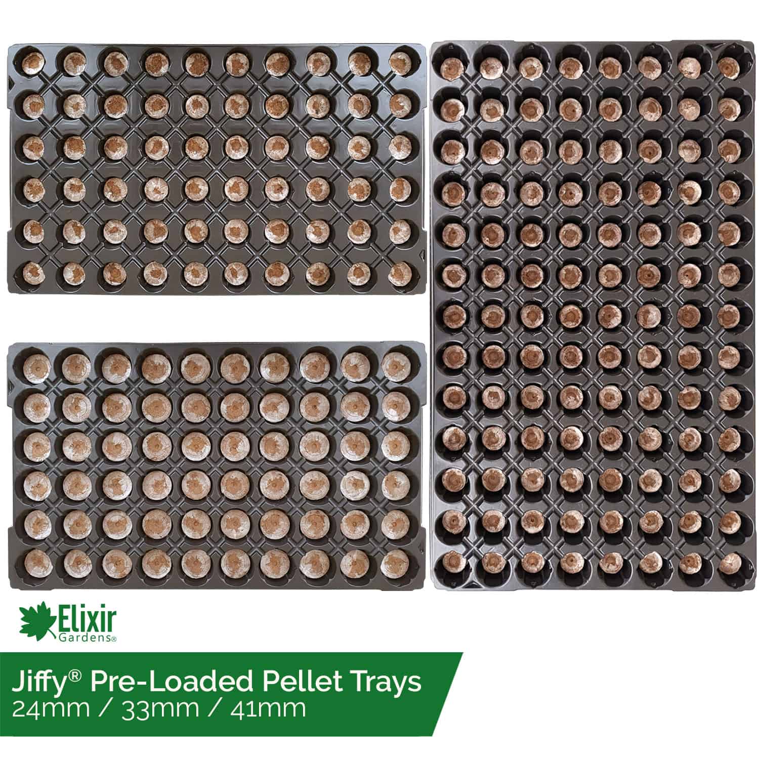 50mm 55mm EX COIR DISCS/COMPOST FOR FILLING PLUG TRAYS TRAYS EXPAND IN A JIFFY 