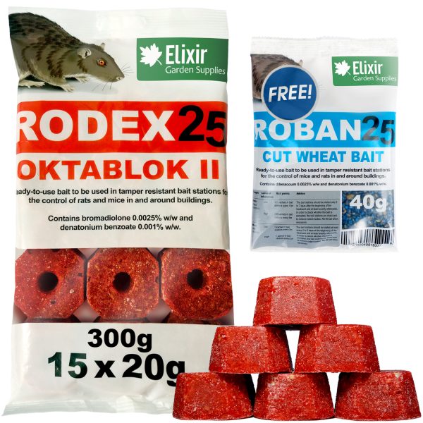 Rodex25 Oktablok Rat Poison