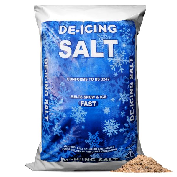 De-Icing Brown Rock Salt