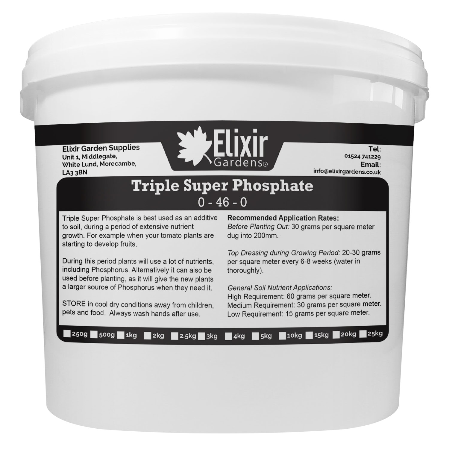 Triple Super Phosphate Fertilizer 0-46-0 – 5 Lbs Granules For Lawns, Gardens, Plants 2 thumbnail image