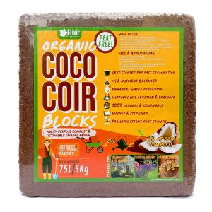 75L Organic Coir Compost Blocks