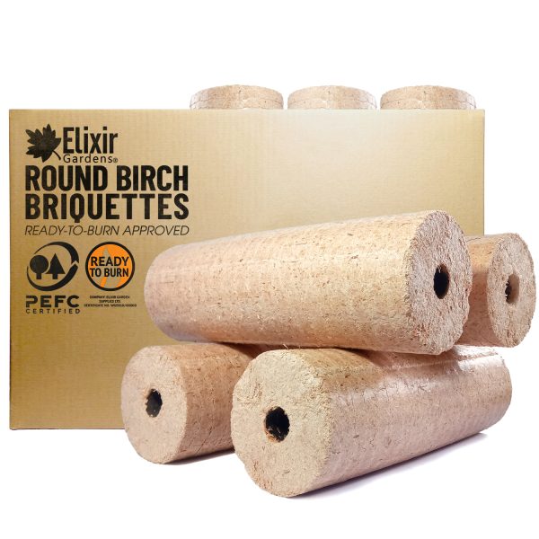 Birch Round Briquettes