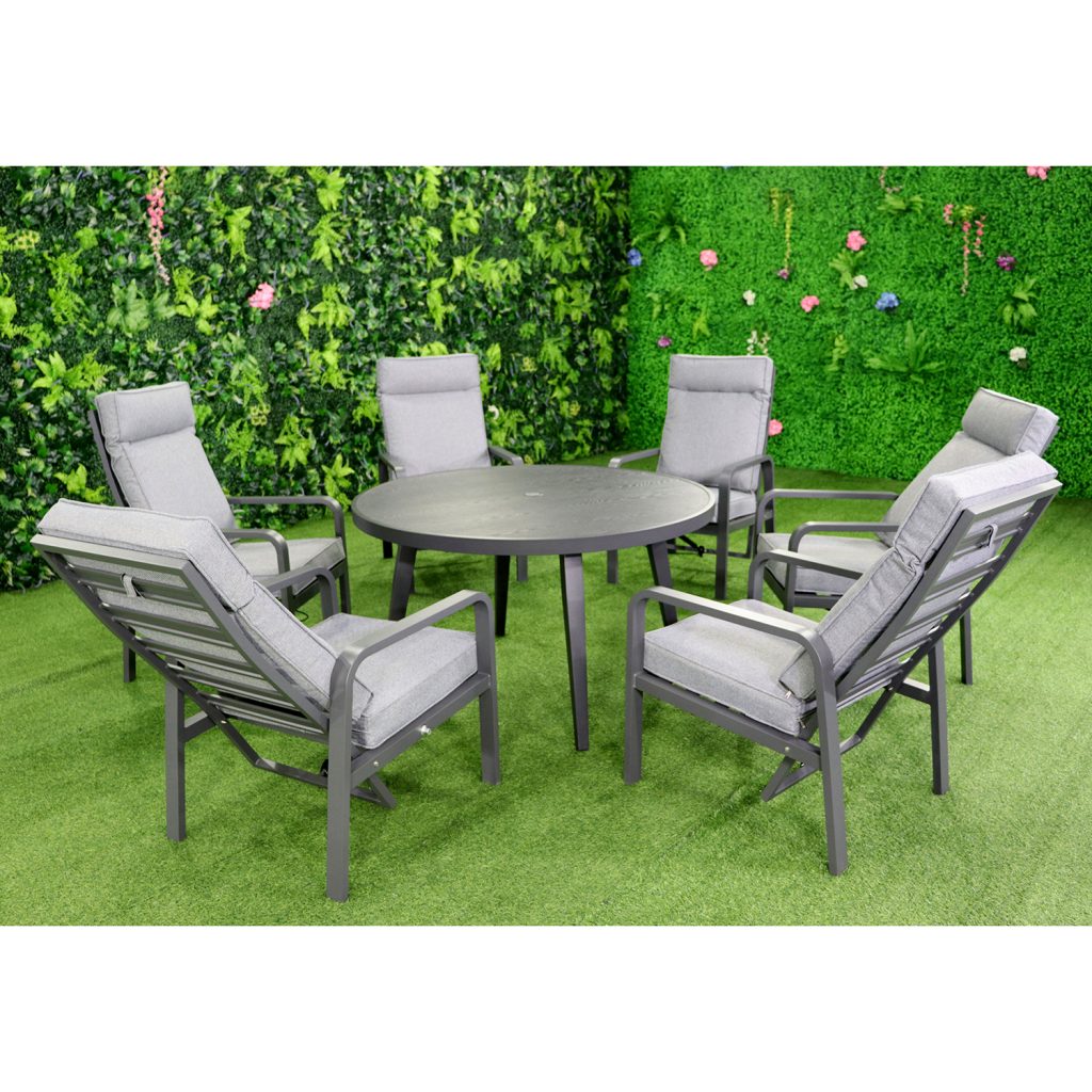 Windermere Reclining 6 Seat Dining Set