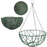 Green Wire Hanging Basket