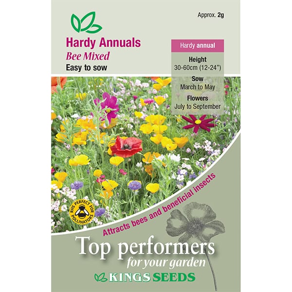 Party Supplies - Hardy Annuals Bee Mixed