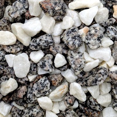 Arctic Grey Silver Granite & White Marble
